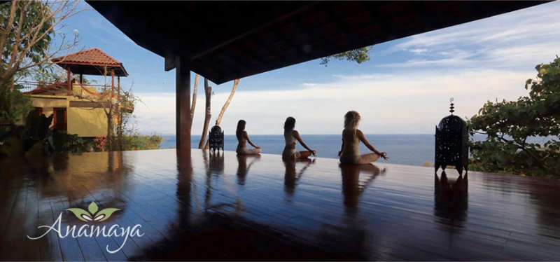 Serenity and Tranquility On the Anamaya Yoga Deck