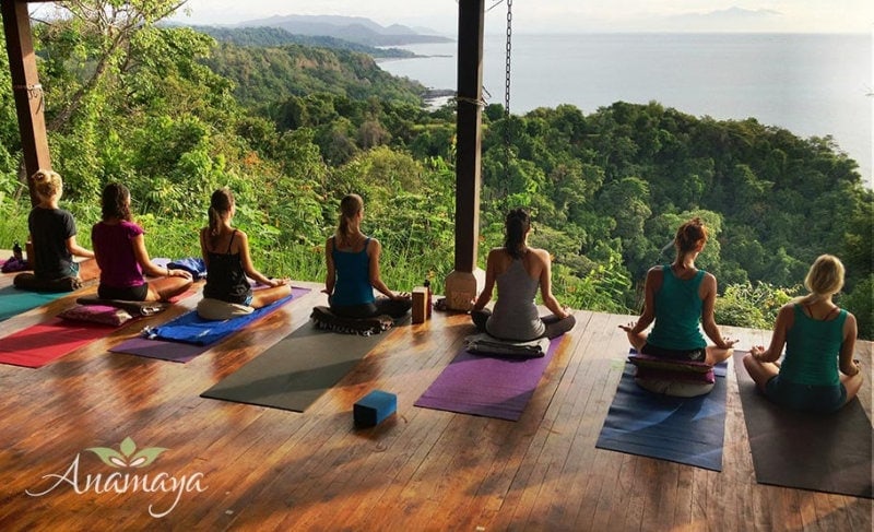 Wonderous Tranquility on The Anamaya Yoga Deck