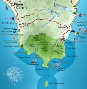Cabo Blanco National Park Map