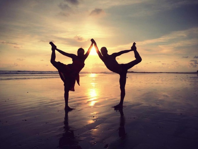 Sunset Yoga Pose copy