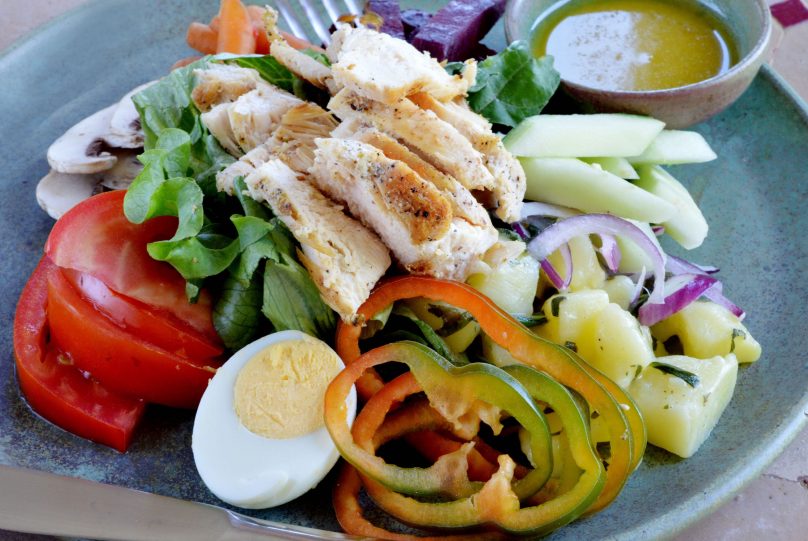 nicoise salad at anamaya resort